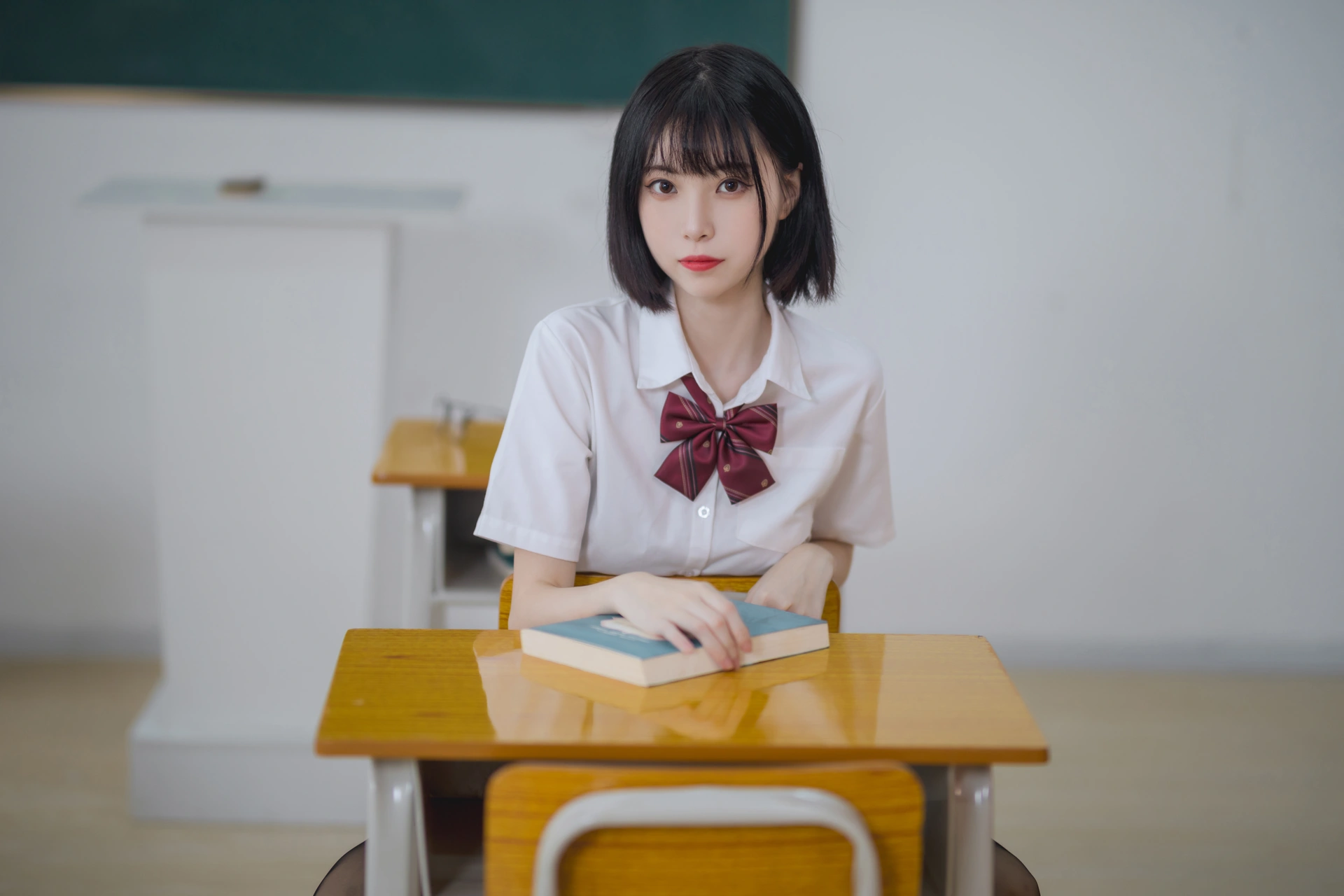 许岚LAN - NO.01 教室jk黑丝 1